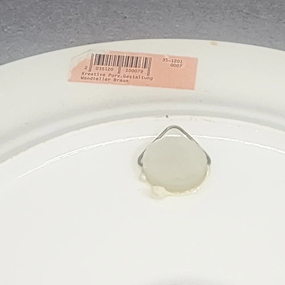 Vintage Villeroy & Boch Plate Sepia Mettlach 1880 Factory Scene Luxembourg 12.5